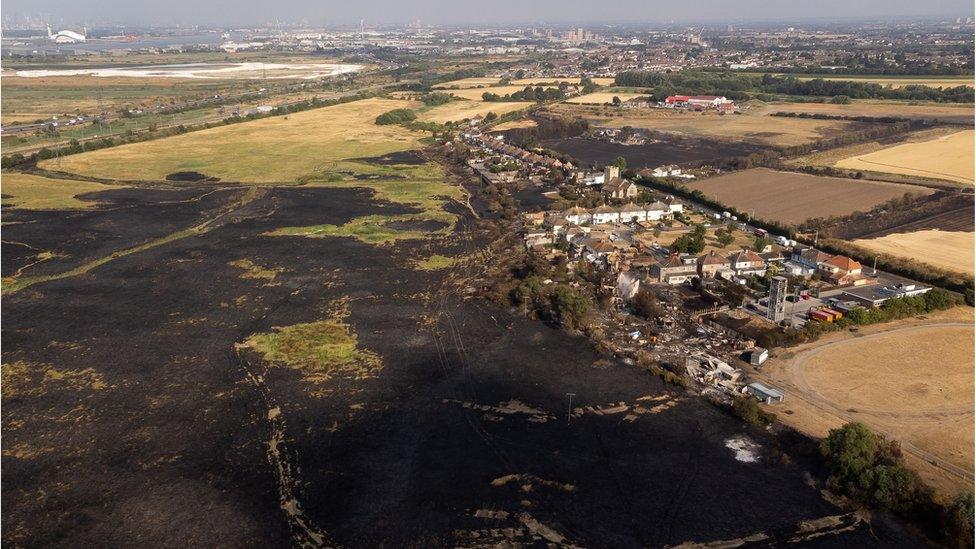 The scorched earth of Wennington