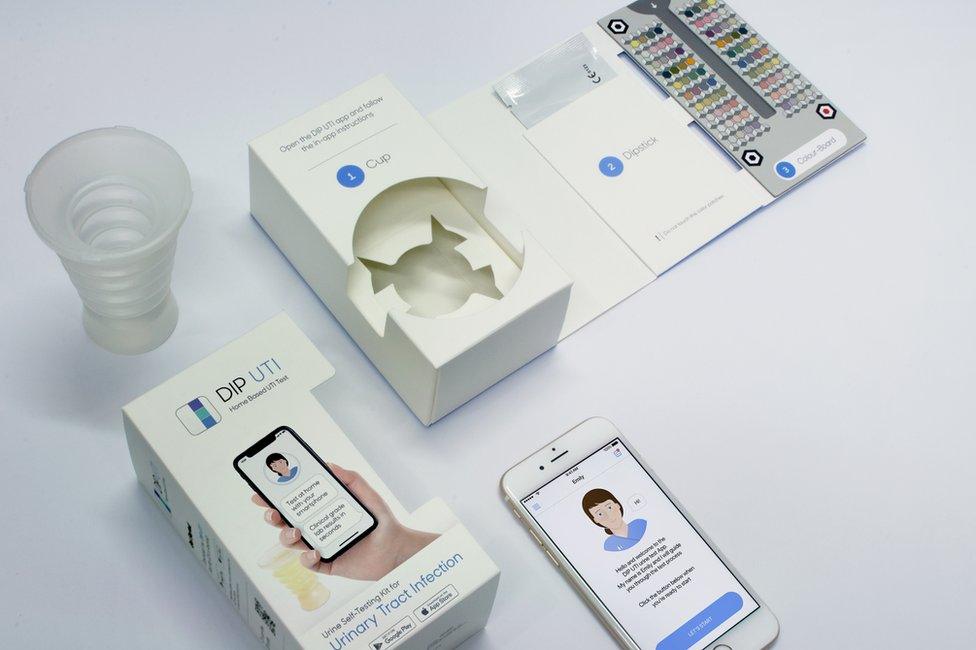 Healthy.io's urine test kit and app