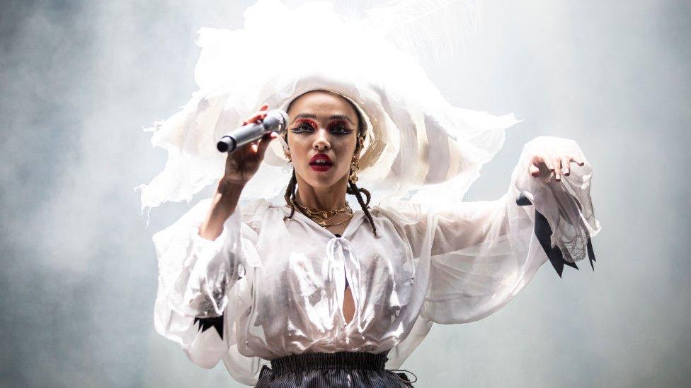 FKA Twigs on stage at Primavera Sound