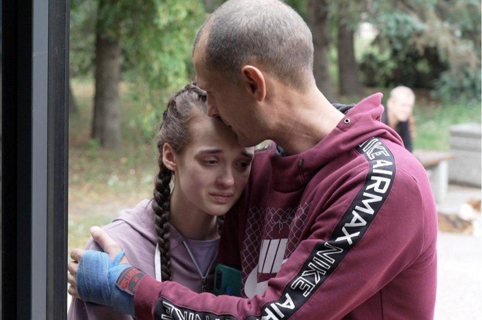 Refugees from Slovyansk