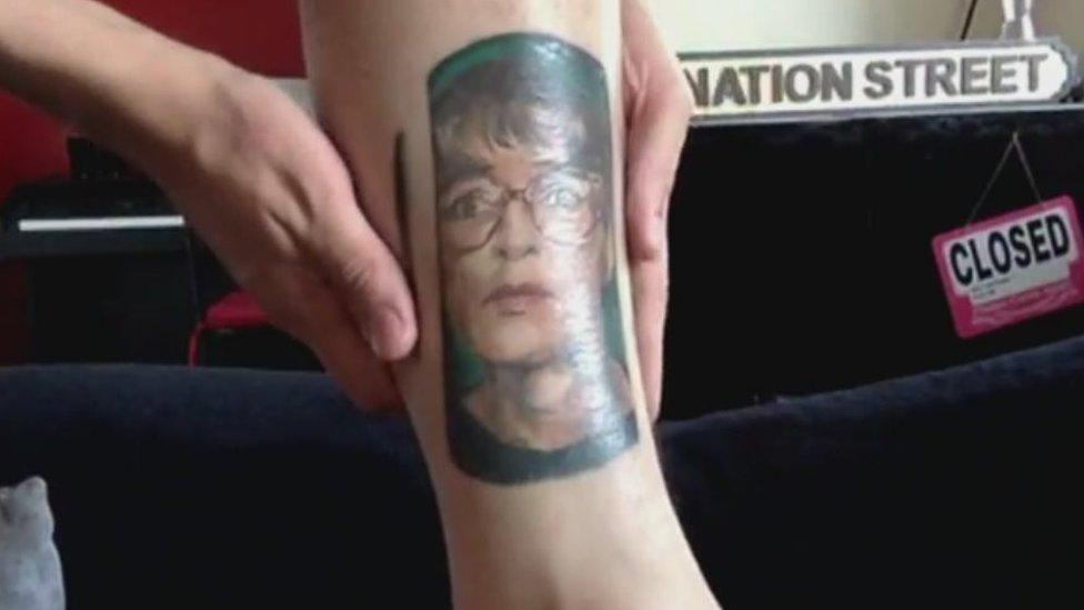 The Deirdre tattoo