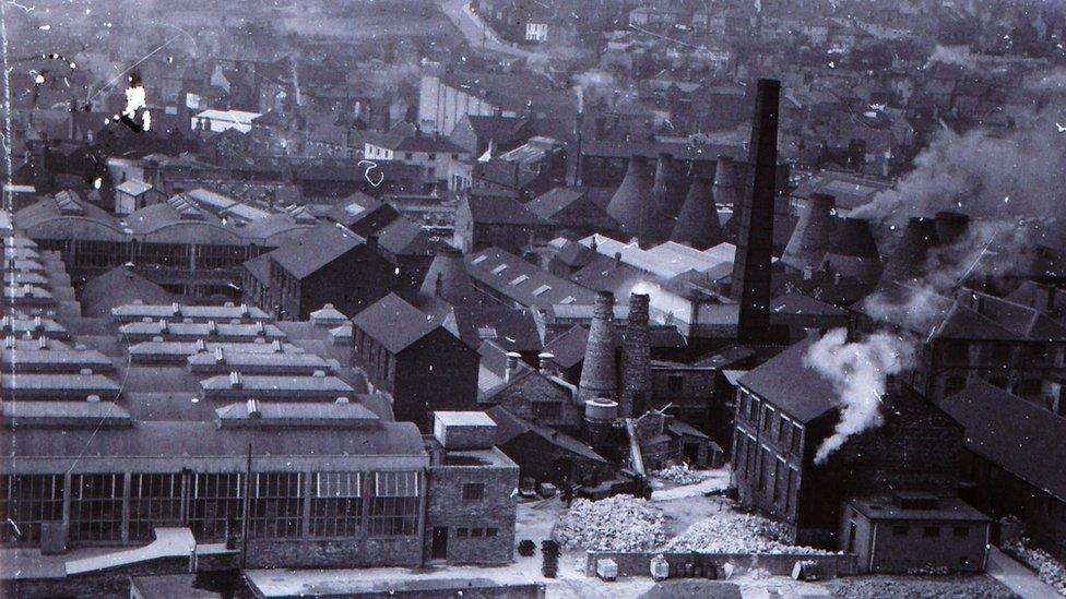 View from the top of Mellor's chimney