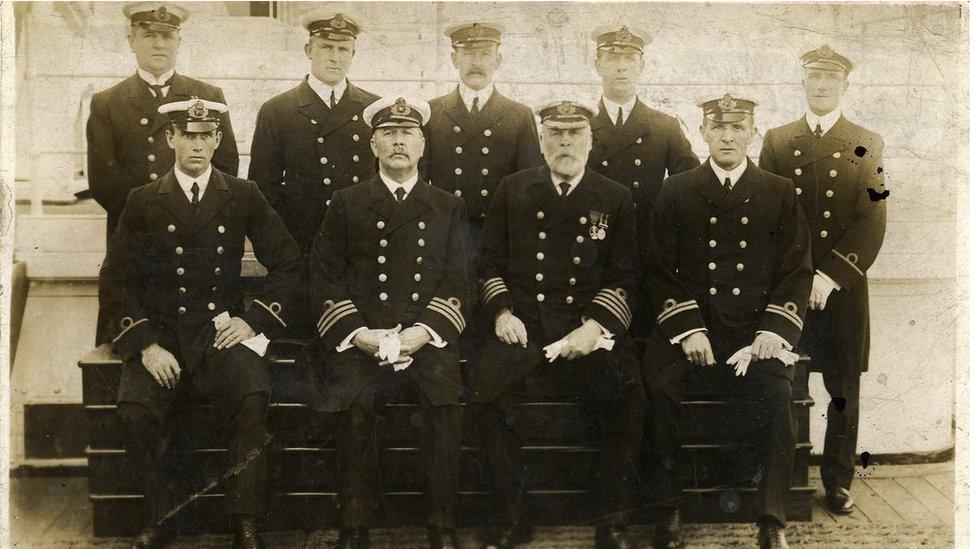 Captain Edward Smith and his officers