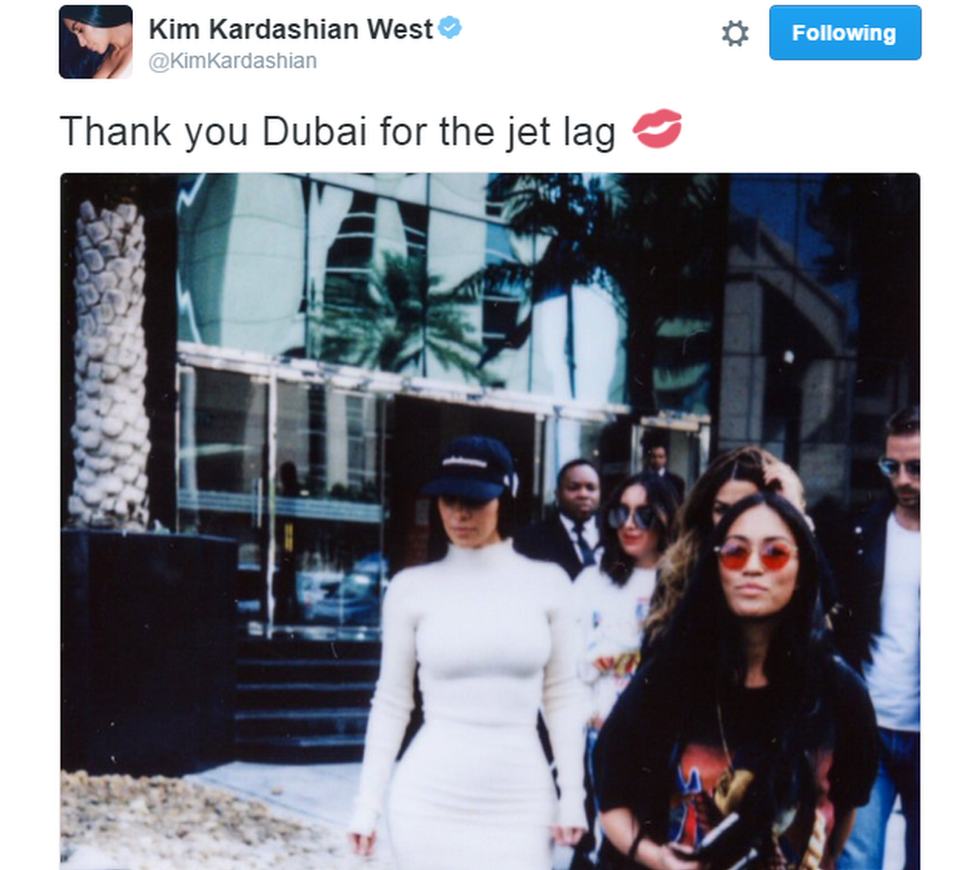 Kim Kardashian's tweet