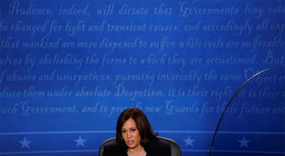 Kamala Harris debates Mike Pence