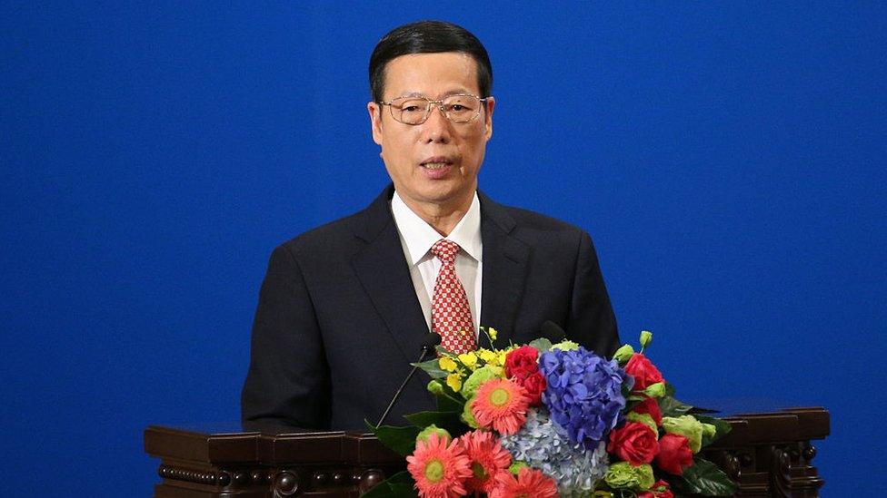 Chinese Vice-Premier Zhang Gaoli