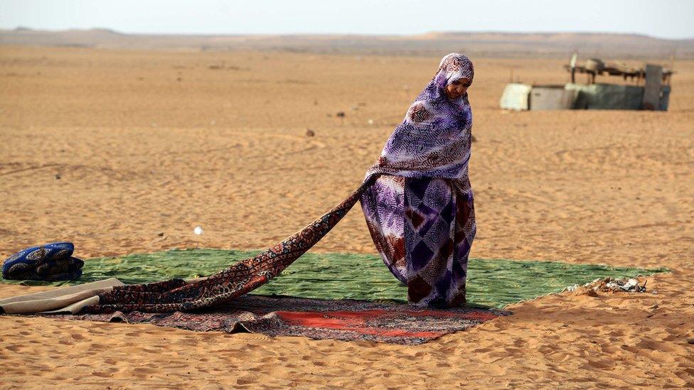 Sahrawi refugee (file photo)