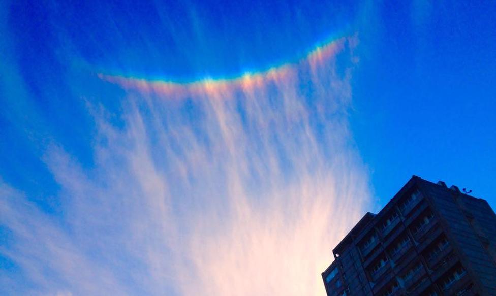 Upside down rainbow