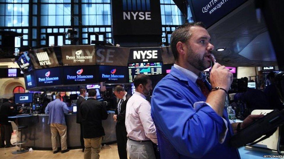 Traders at the New York Stock Exchange