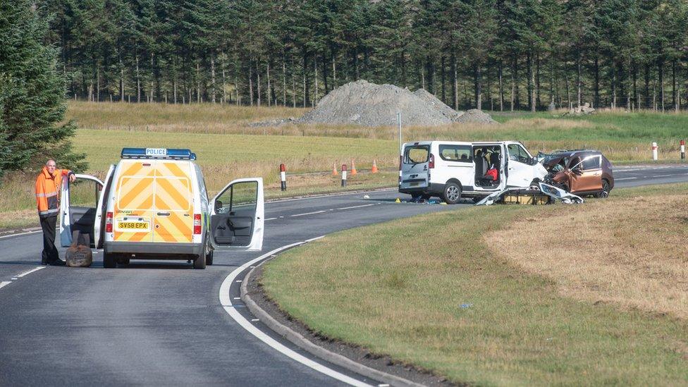 A96 crash