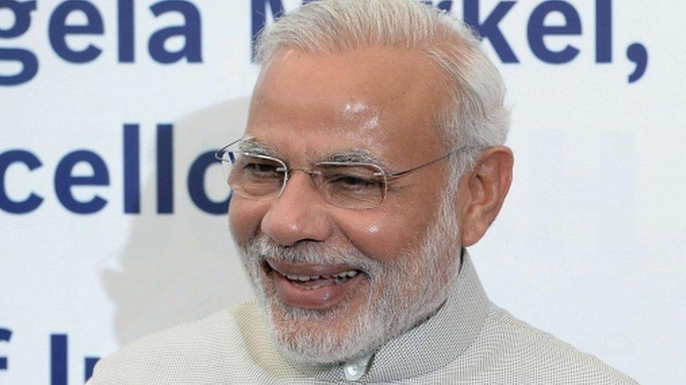 Indian Prime Minister Narendra Modi