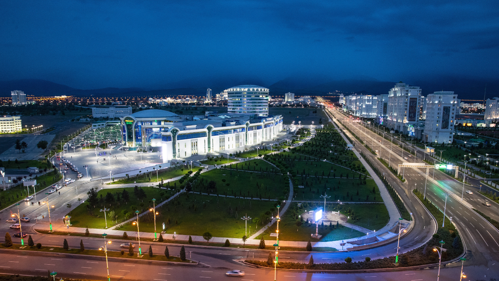 Berkarar shopping mall, Ashgabat, Turkmenistan