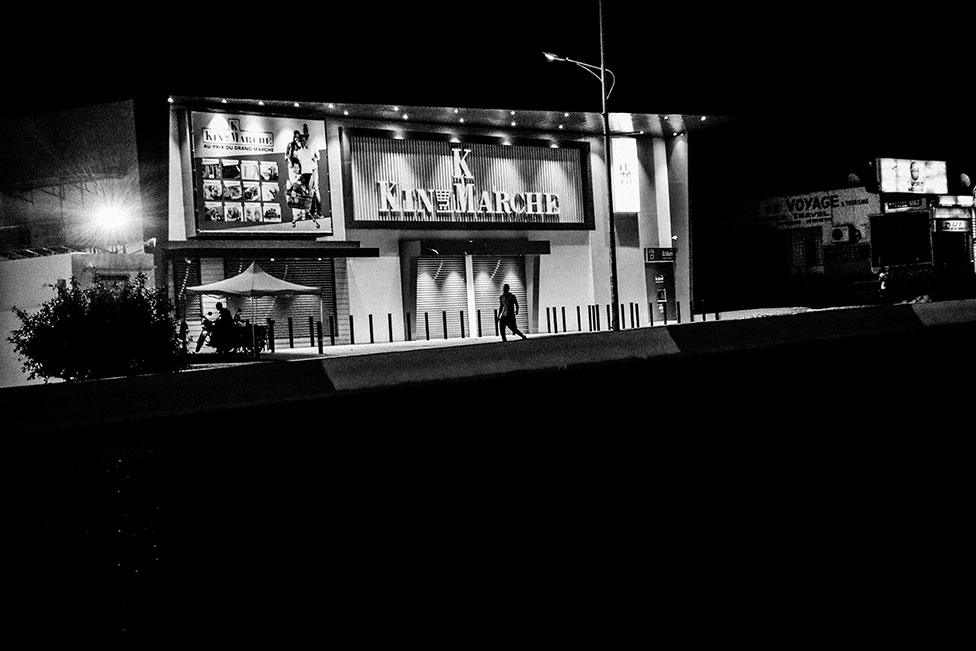 Stores seen closed in the evening