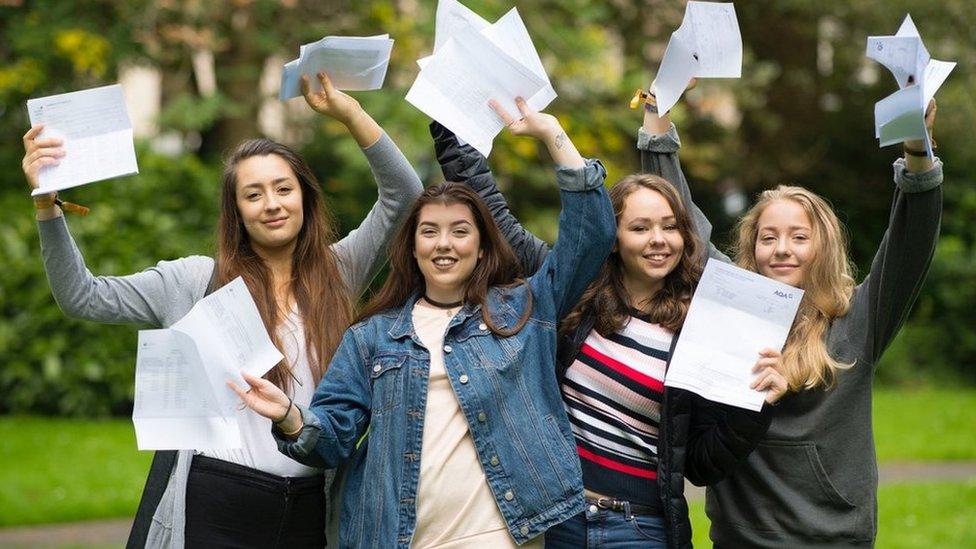 Pupils at Ffynone House School, Swansea