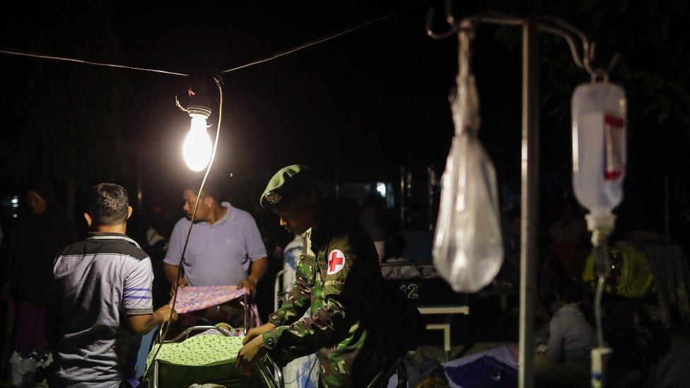 Field hospital in Palu