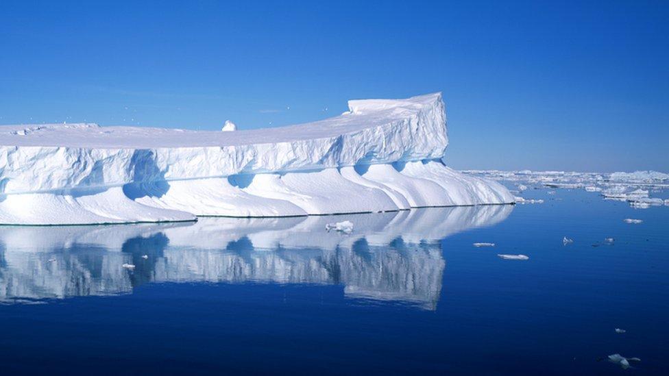 Iceberg in Antarctica's Weddell Sea