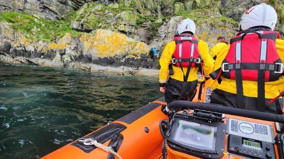 Kyle RNLI on rescue