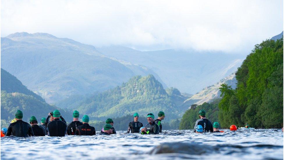 Open water swimmers