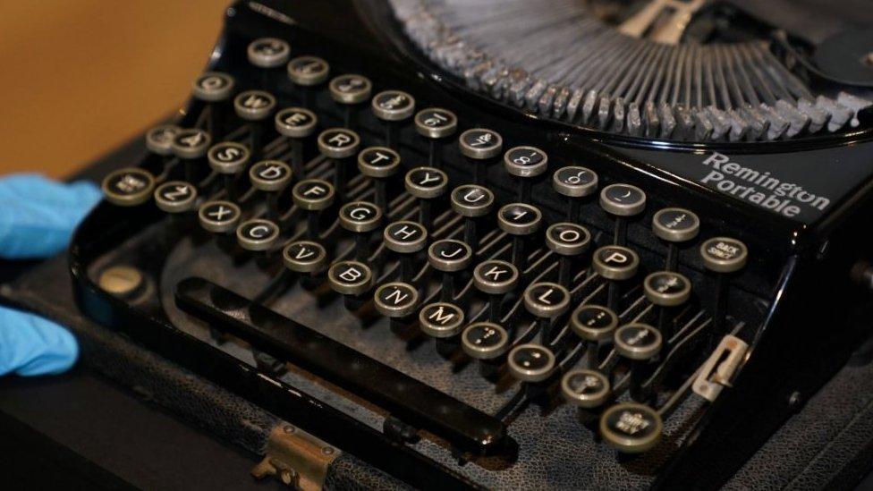 Agatha Christie's typewriter