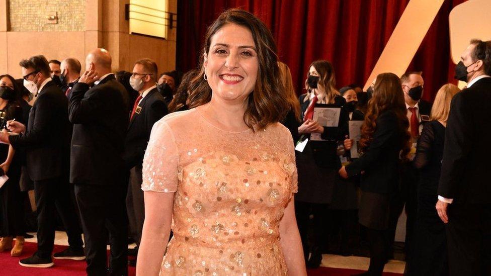 Pam Abdy at the 94th Academy Awards in 2022