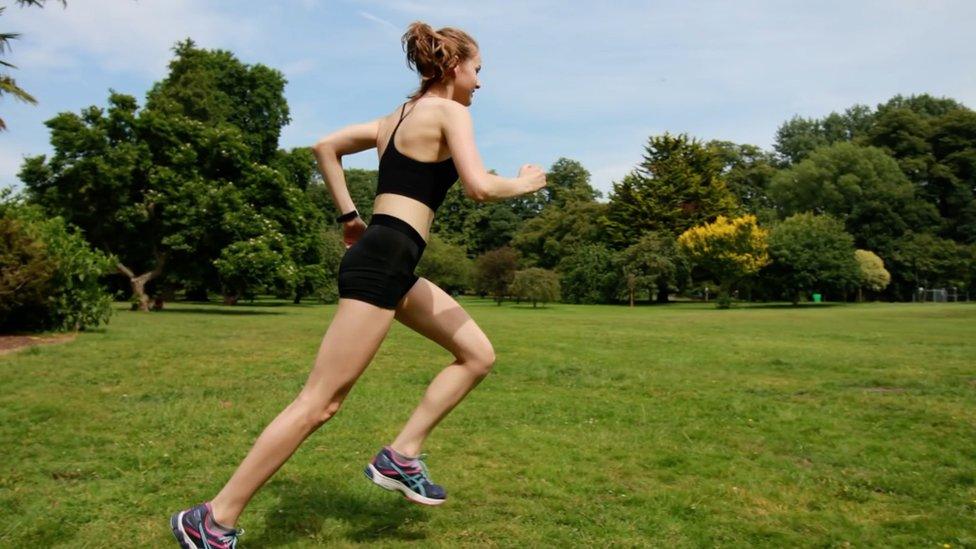 Lara Rebecca running