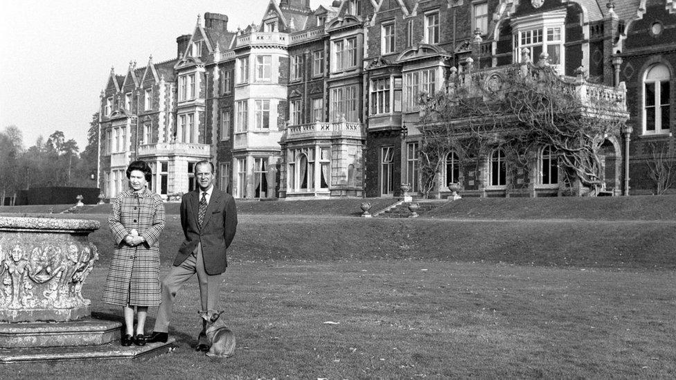 The Queen and Duke of Edinburgh at Sandringham in 1982