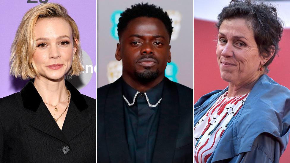 Carey Mulligan, Daniel Kaluuya and Frances McDormand