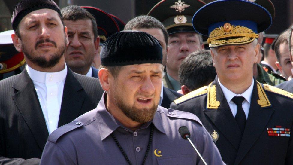 Ramzan Kadyrov (C)