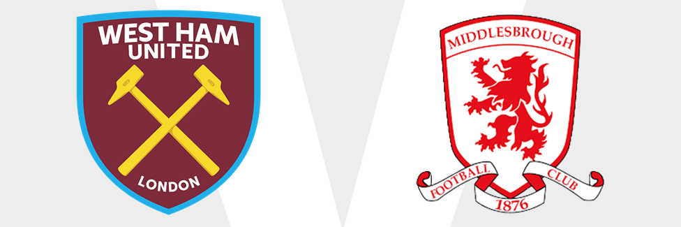 West Ham v Middlesbrough