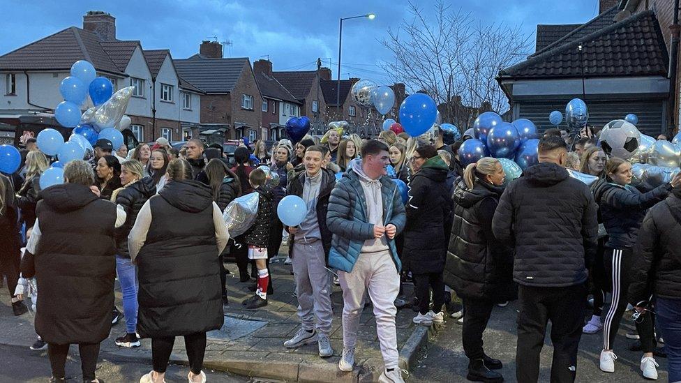 Community balloon release