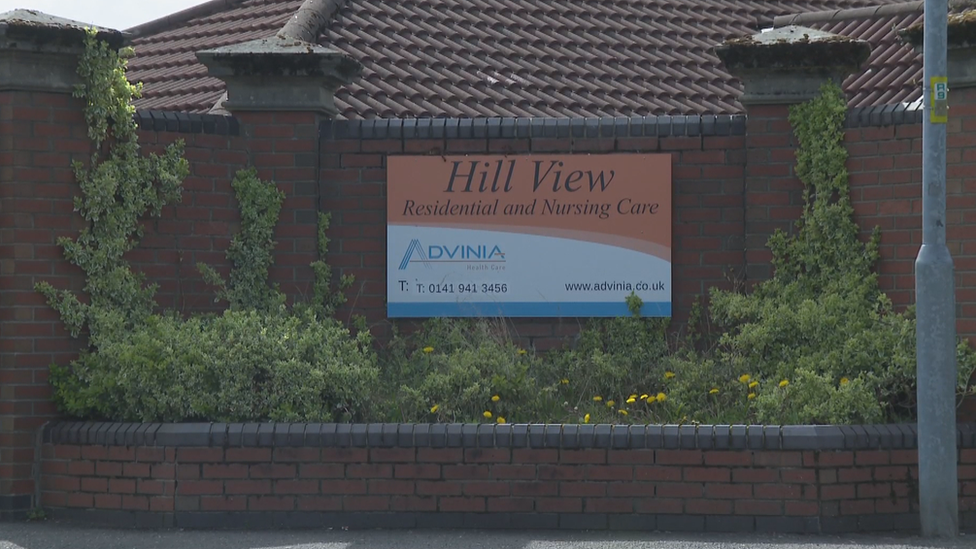 Hill View nursing home in Clydebank