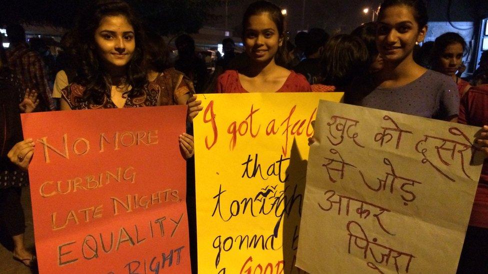 Students march