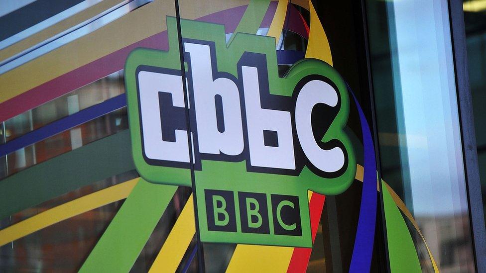 The CBBC studio in Media City