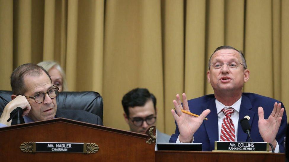 Democratic chairman Jerry Nadler (left) and ranking member Doug Collins