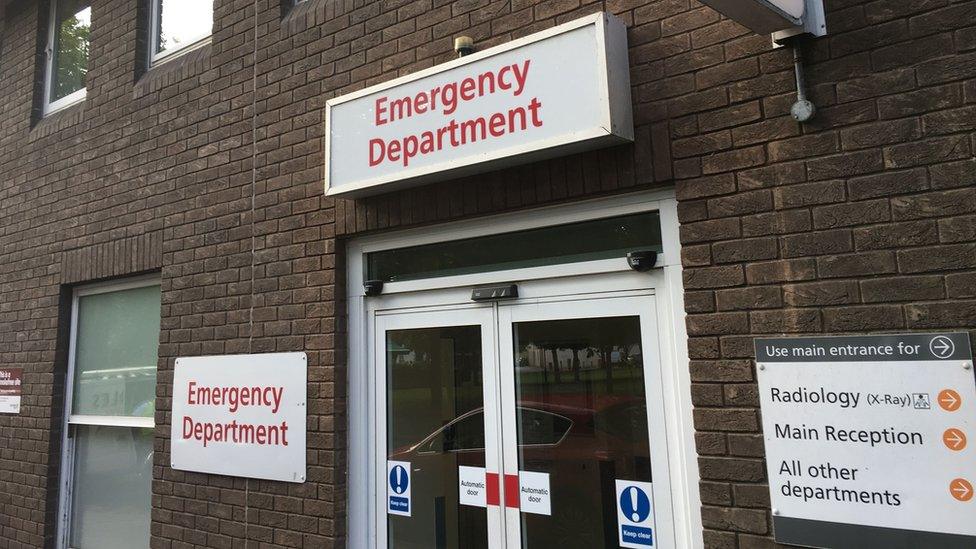 Emergency Department doors Jersey