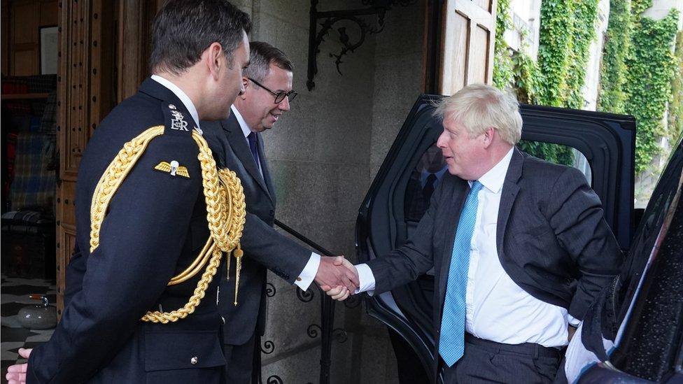 Boris in Balmoral