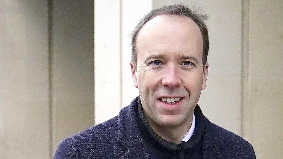 Former Health Secretary Matt Hancock