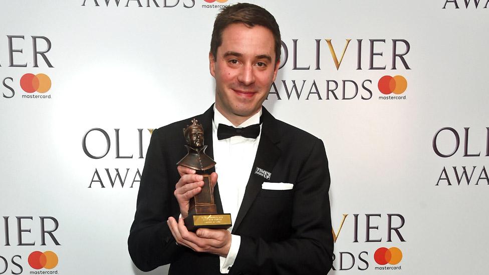 James Graham at the 2018 Olivier Awards