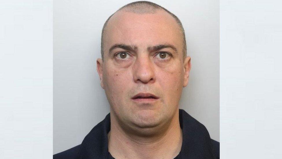 Darren Osment looking at the camera for his custody image