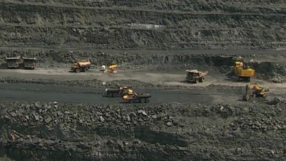 Opencast mine