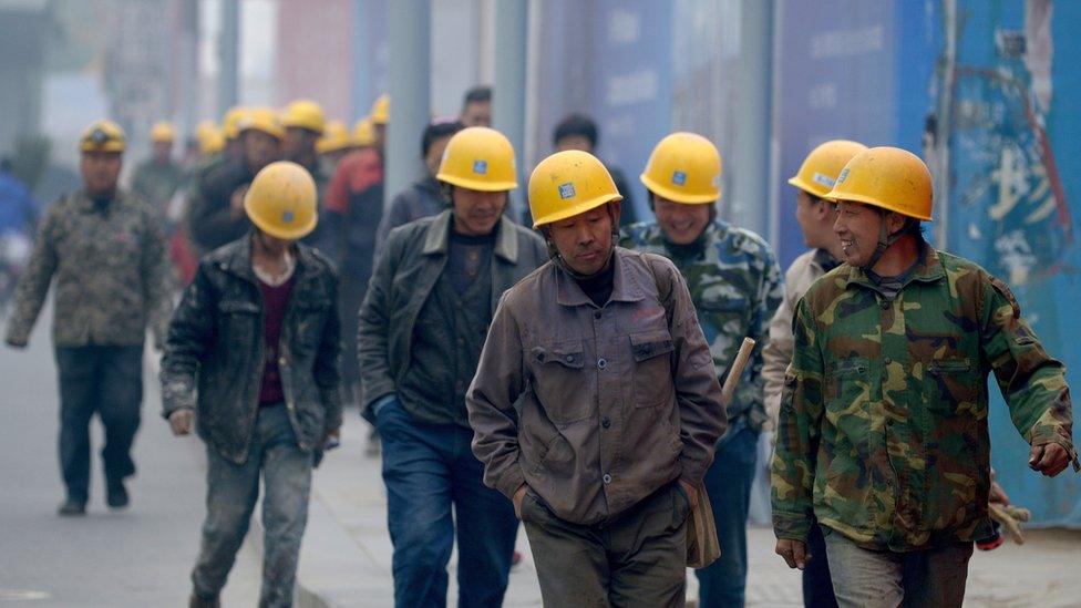 Chinese workers