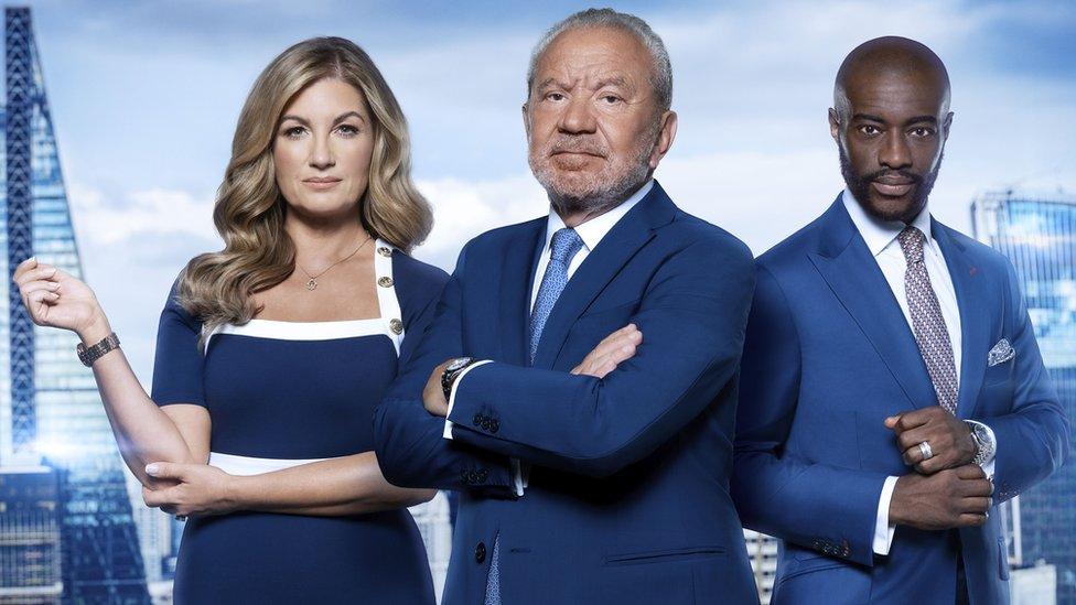 Baroness Brady, Lord Sugar and Tim Campbell