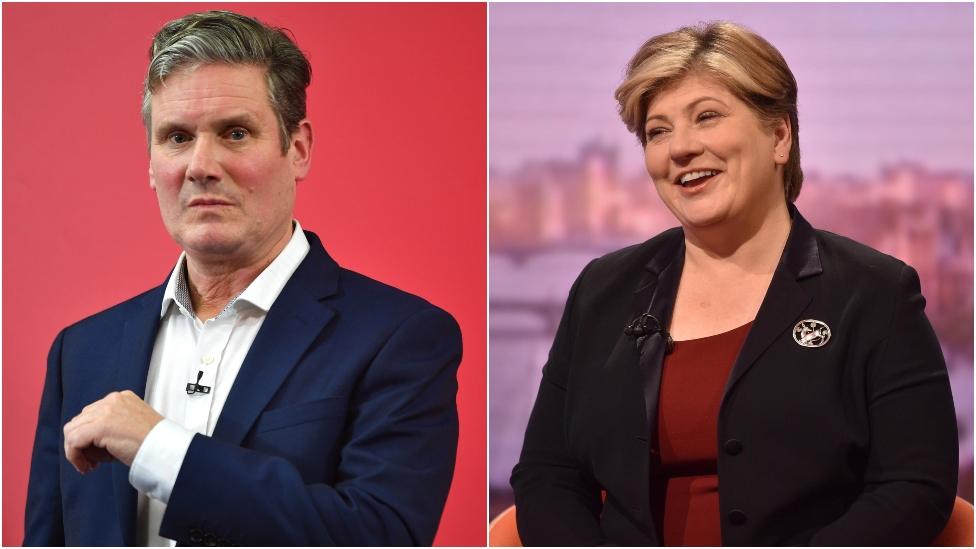 Sir Keir Starmer and Emily Thornberry