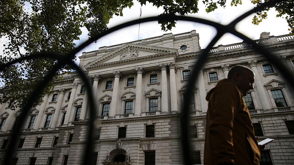 HM Treasury in central London