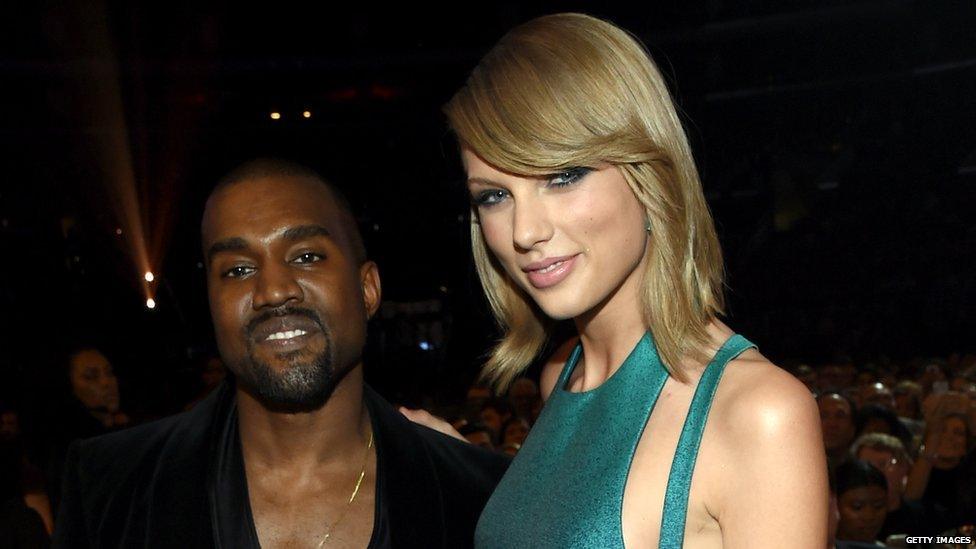 Kanye West and Taylor Swift