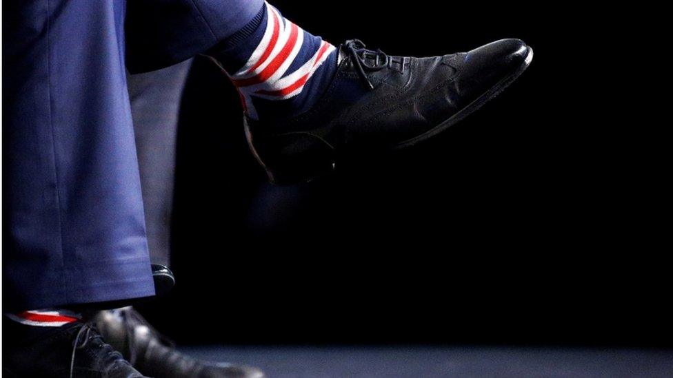 Nigel Farage's socks