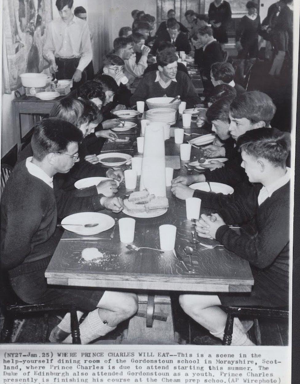 Gordonstoun dinner hall