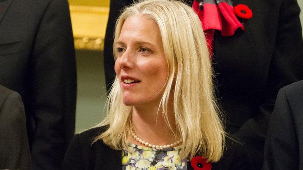 Canada's new environment minister Catherine McKenna poses for a photo with other cabinet members at Rideau Hall in Ottawa, Ontario, November 4, 2015.