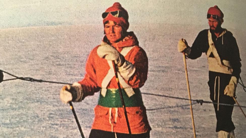 Myrtle Simpson crossing Greenland in the 1960s