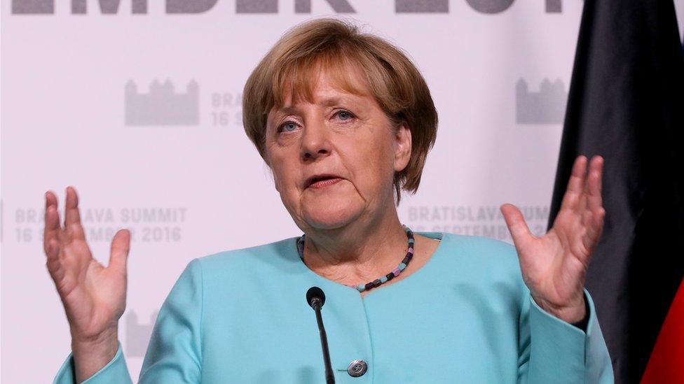 German Chancellor Angela Merkel,